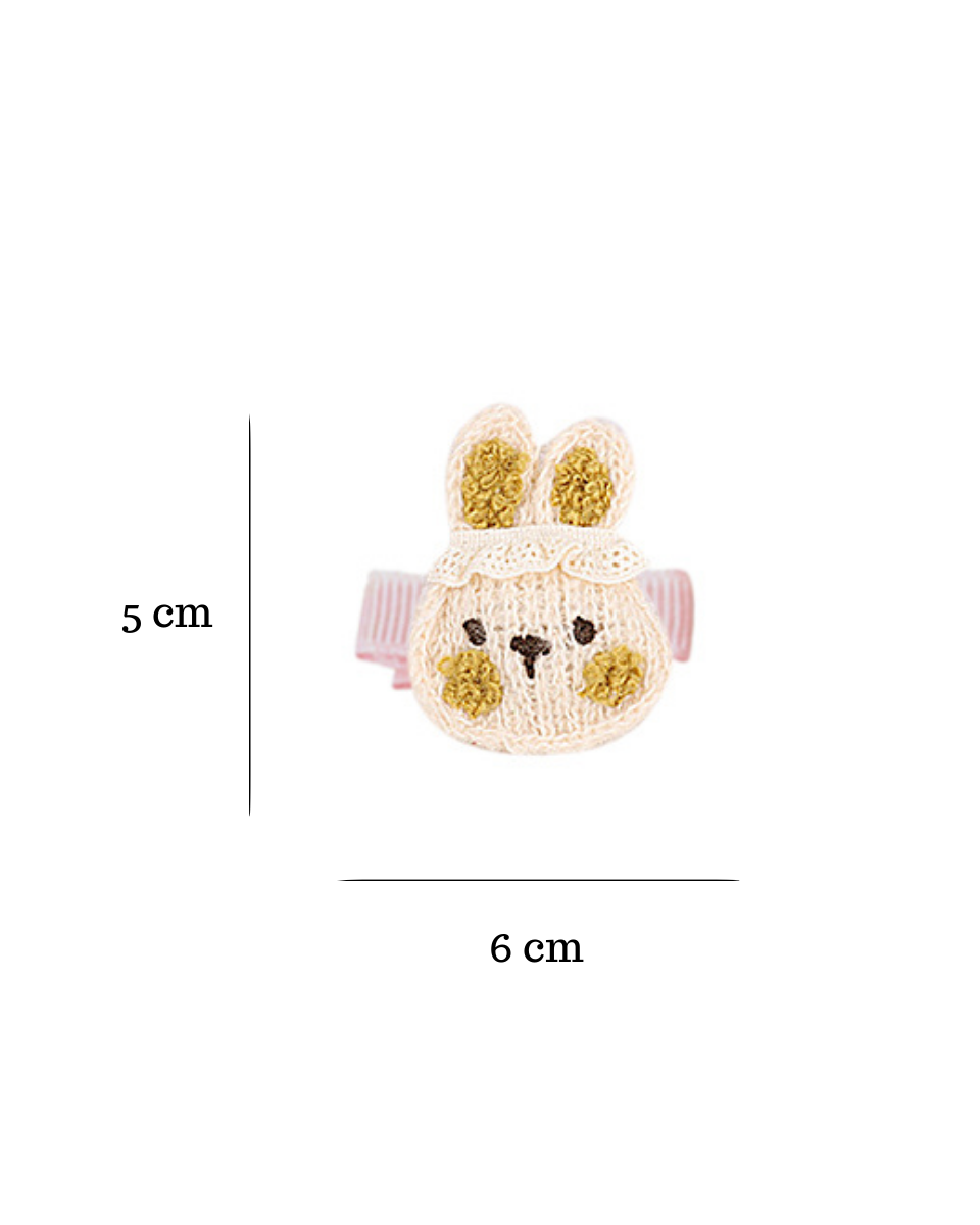 Knit Nibble Bunny Clips