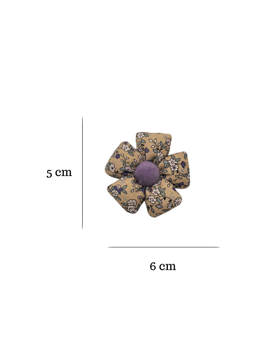 Puffy Petal Bloom Clips  - 2 sets
