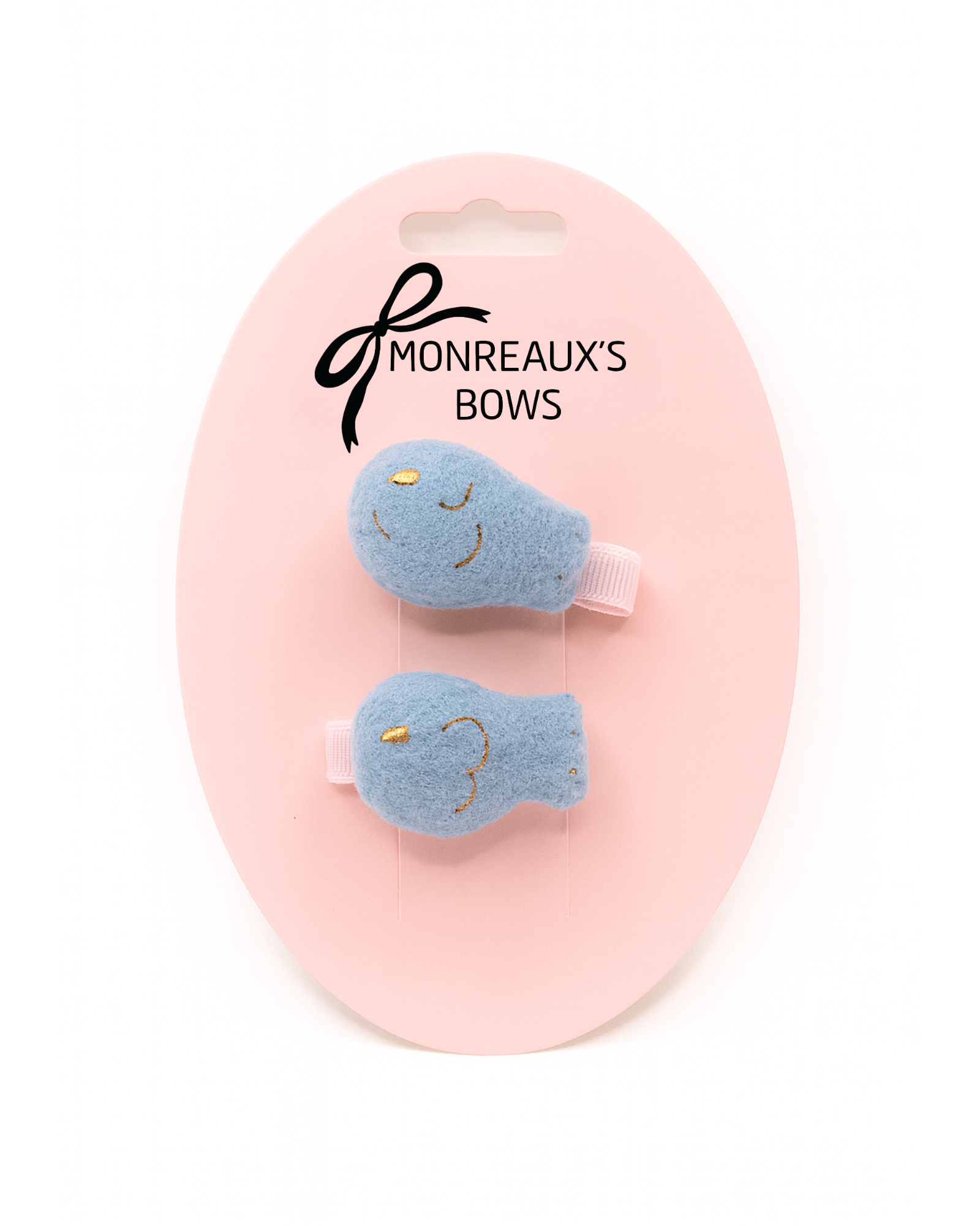 Bubbly Blue Fish Clip