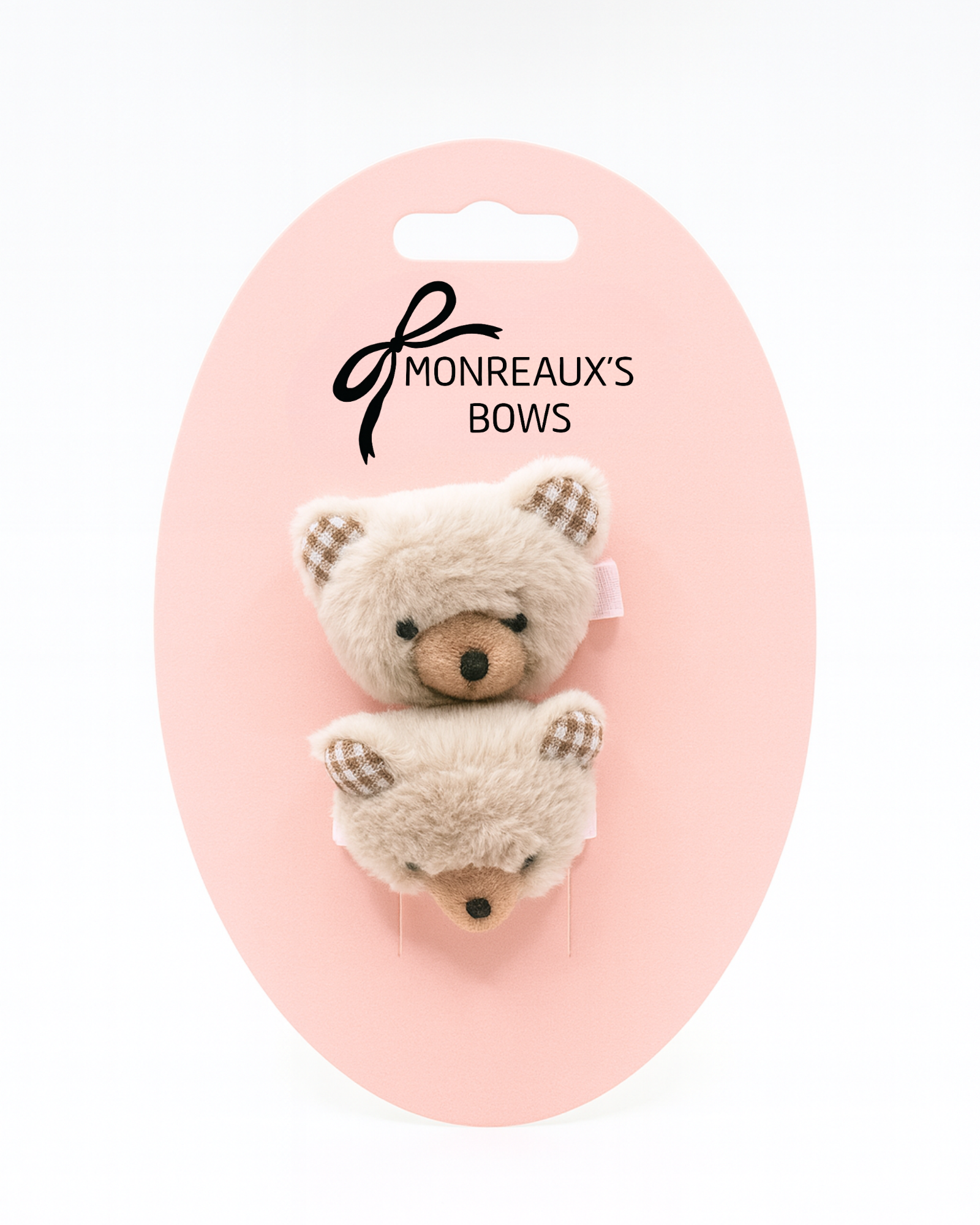 Gingham Bear Puff