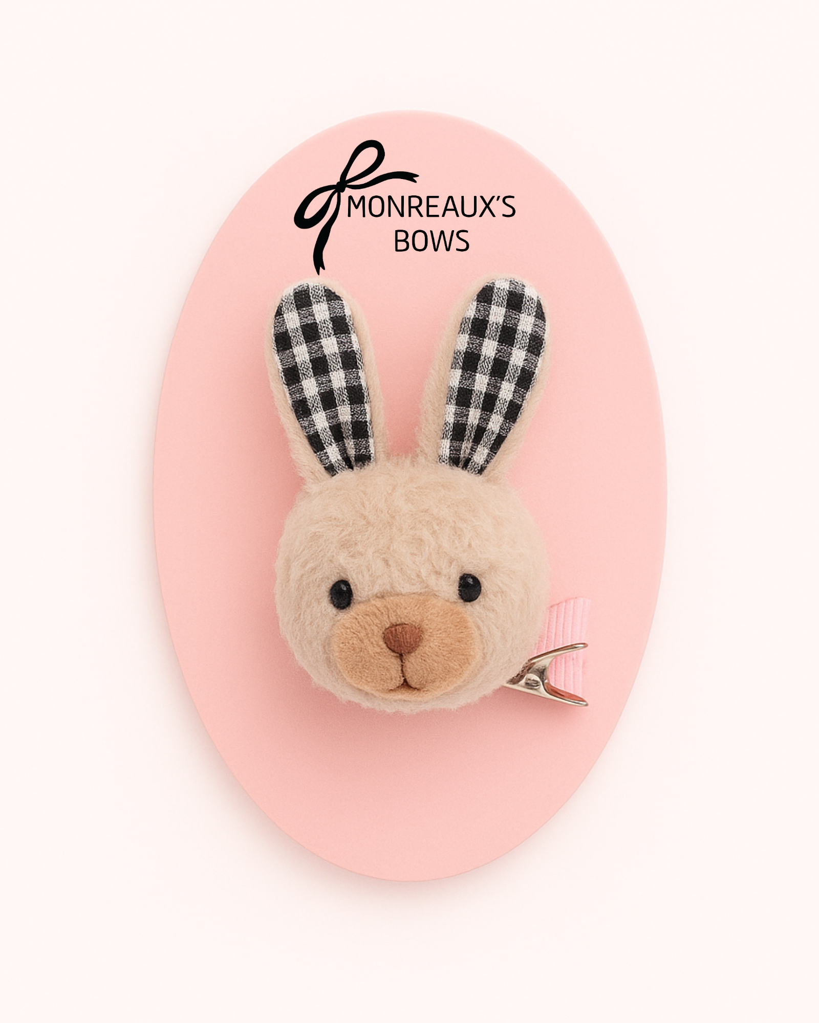 Gingham Bunny Puff