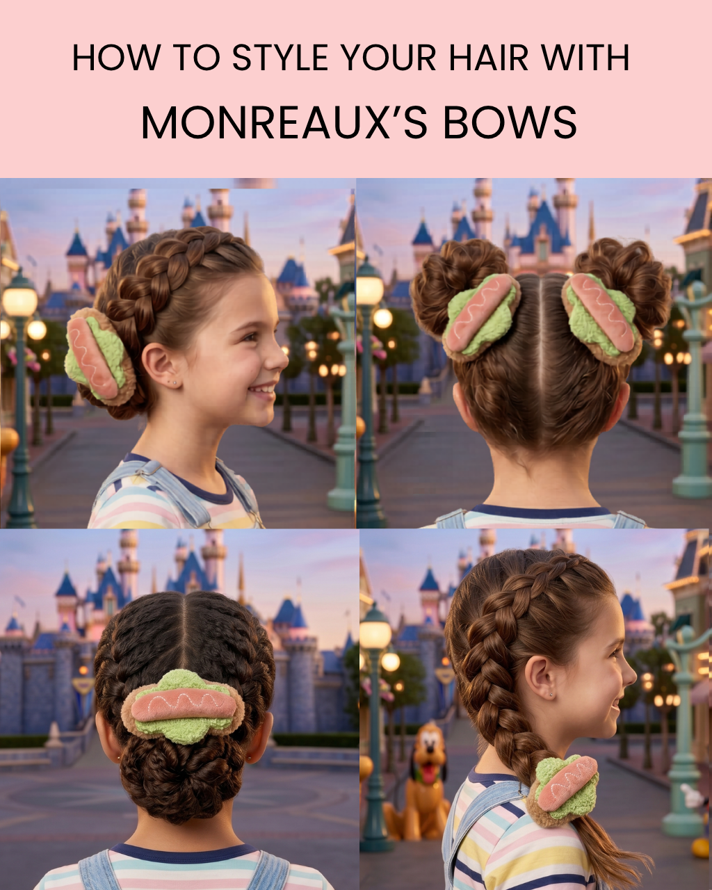 Snack Squad Plush Hair Bundle - 4 sets