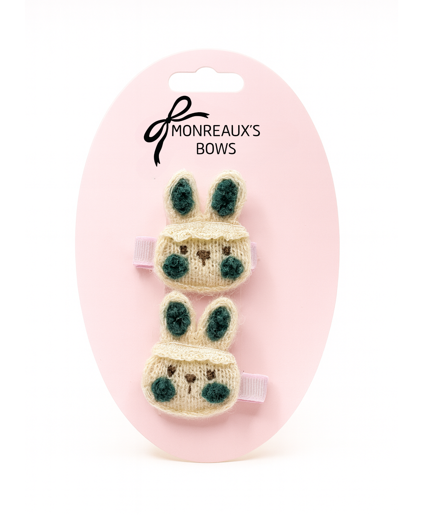 Knit Nibble Bunny Clips