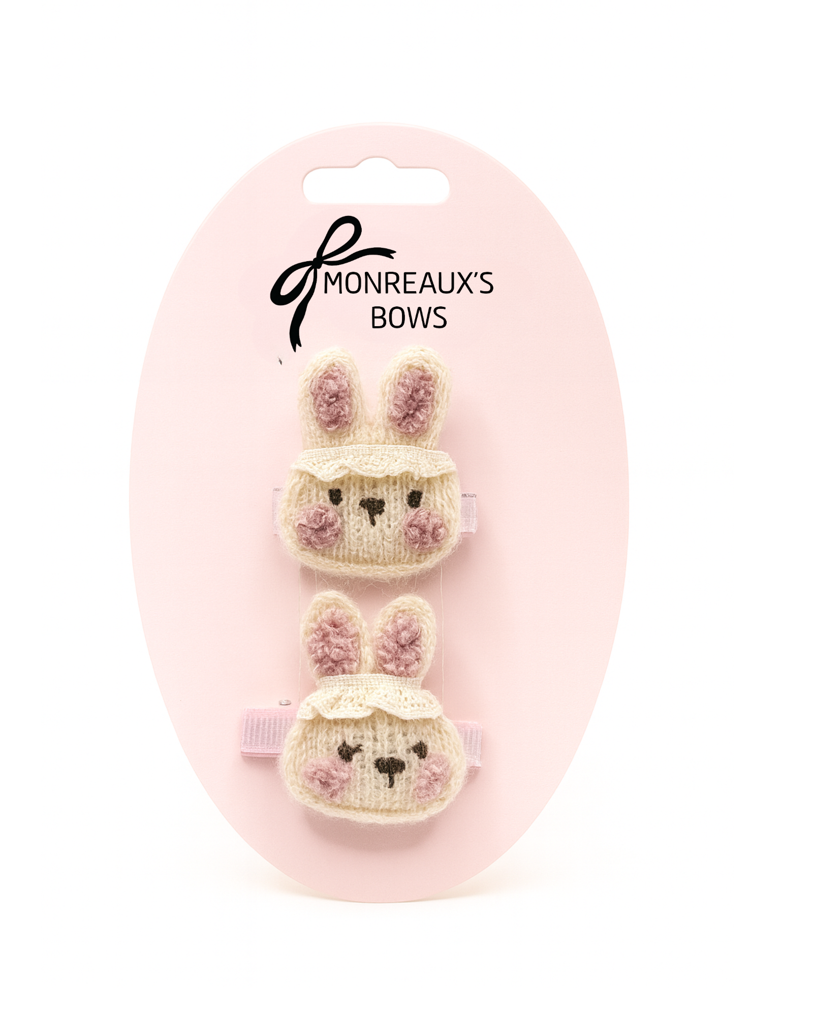 Knit Nibble Bunny Clips