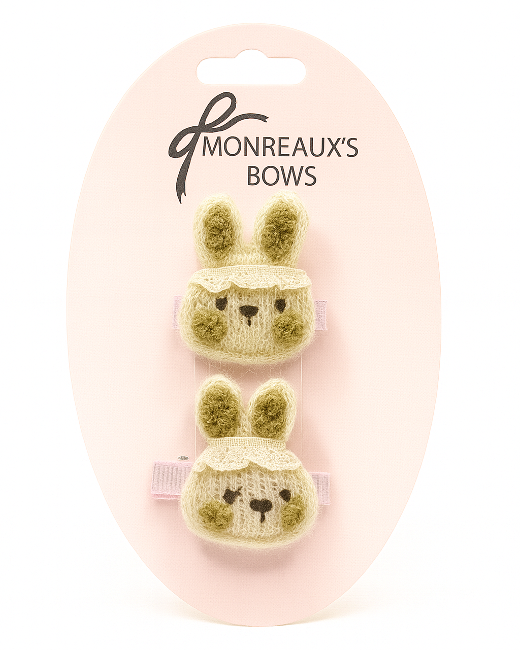 Knit Nibble Bunny Clips