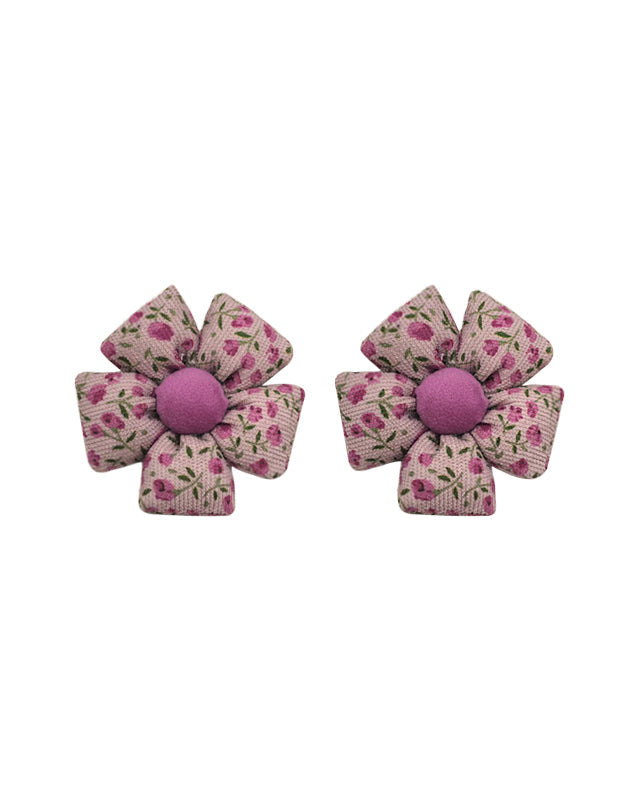 Puffy Petal Bloom Clips  - 2 sets