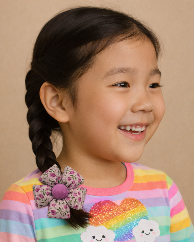 Puffy Petal Bloom Clips  - 2 sets