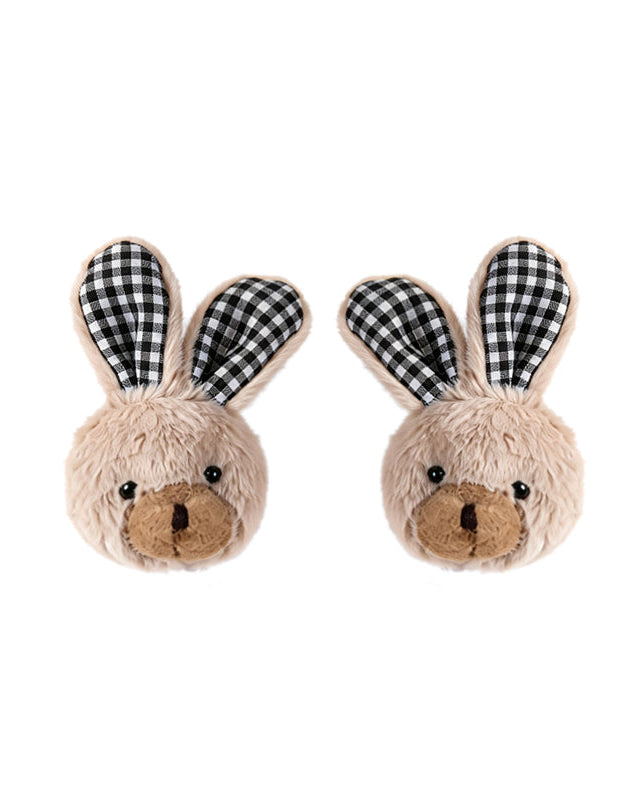 Gingham Bunny Puff  - 3 sets