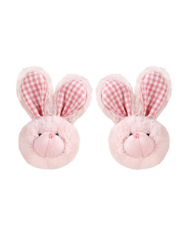 Gingham Bunny Puff  - 3 sets