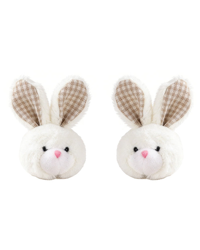 Gingham Bunny Puff  - 3 sets