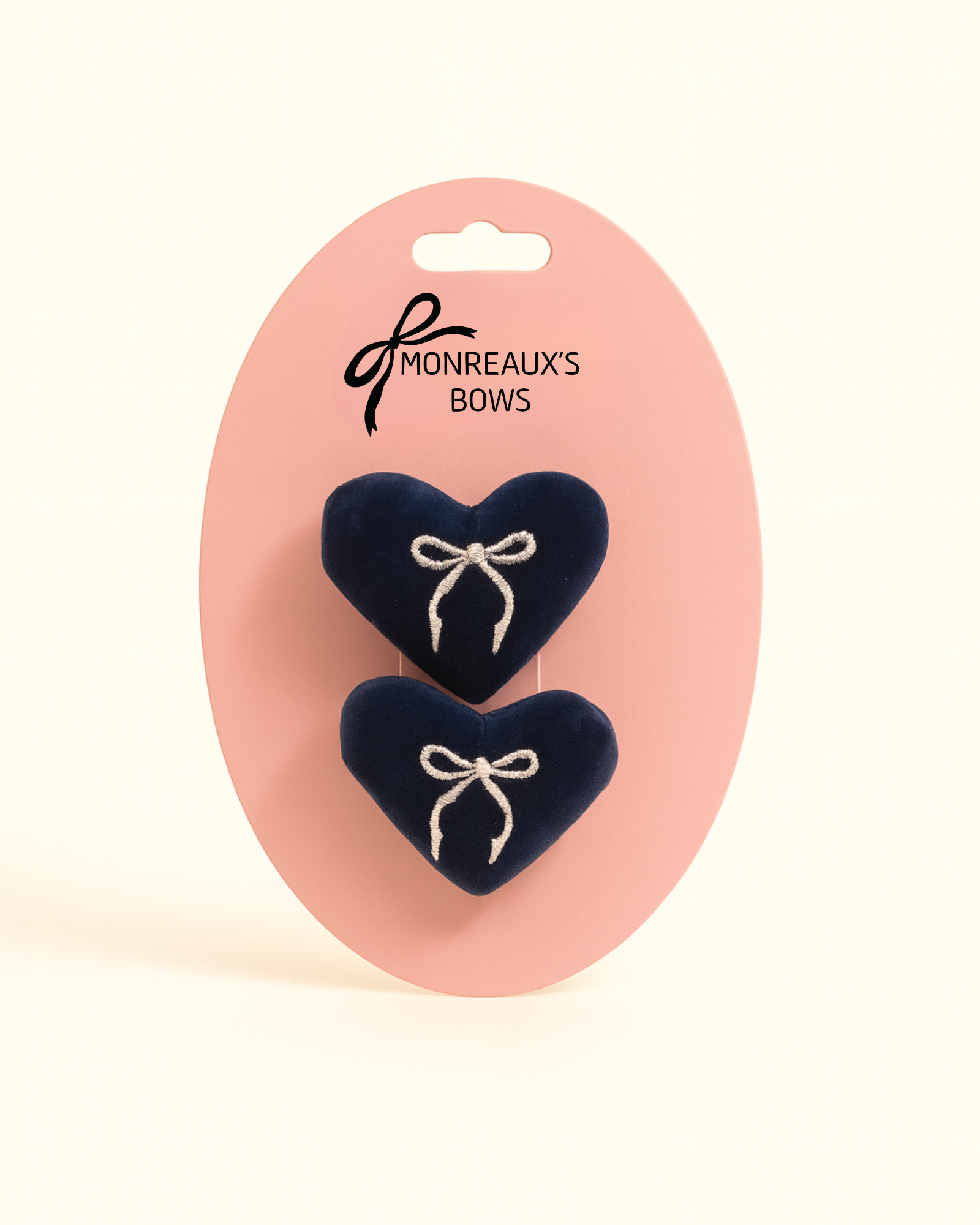 Velvet Heart Hug Clip