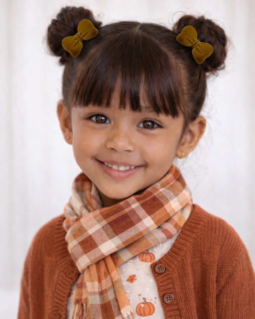 Velvet Dream Bow Clip  - 3 sets