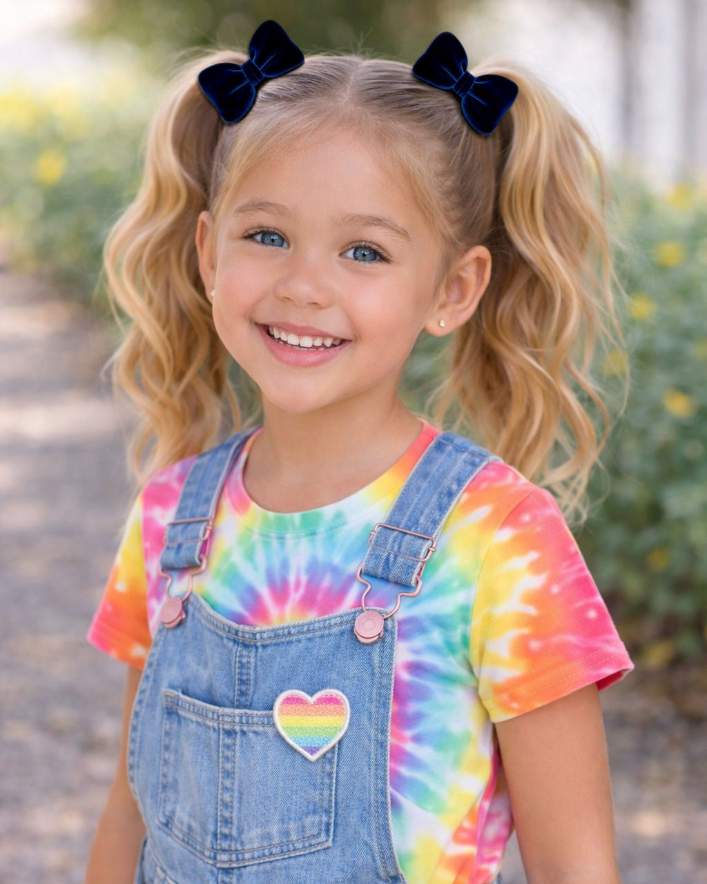 Velvet Dream Bow Clip  - 3 sets