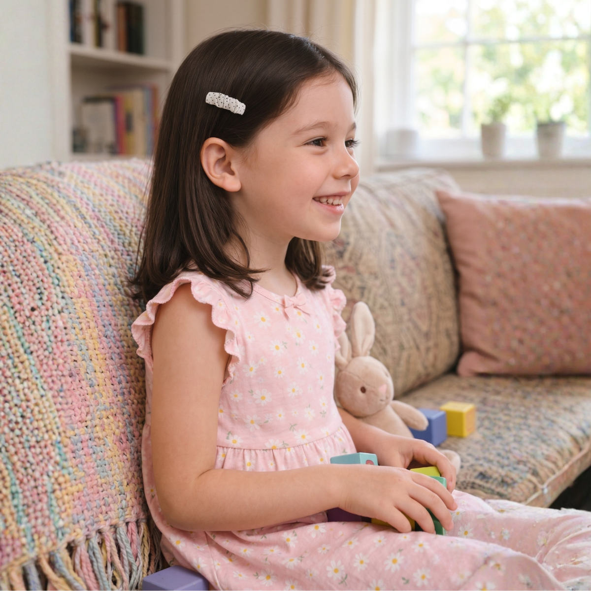 Natural Linen Polka Dot Bundle - 3 sets