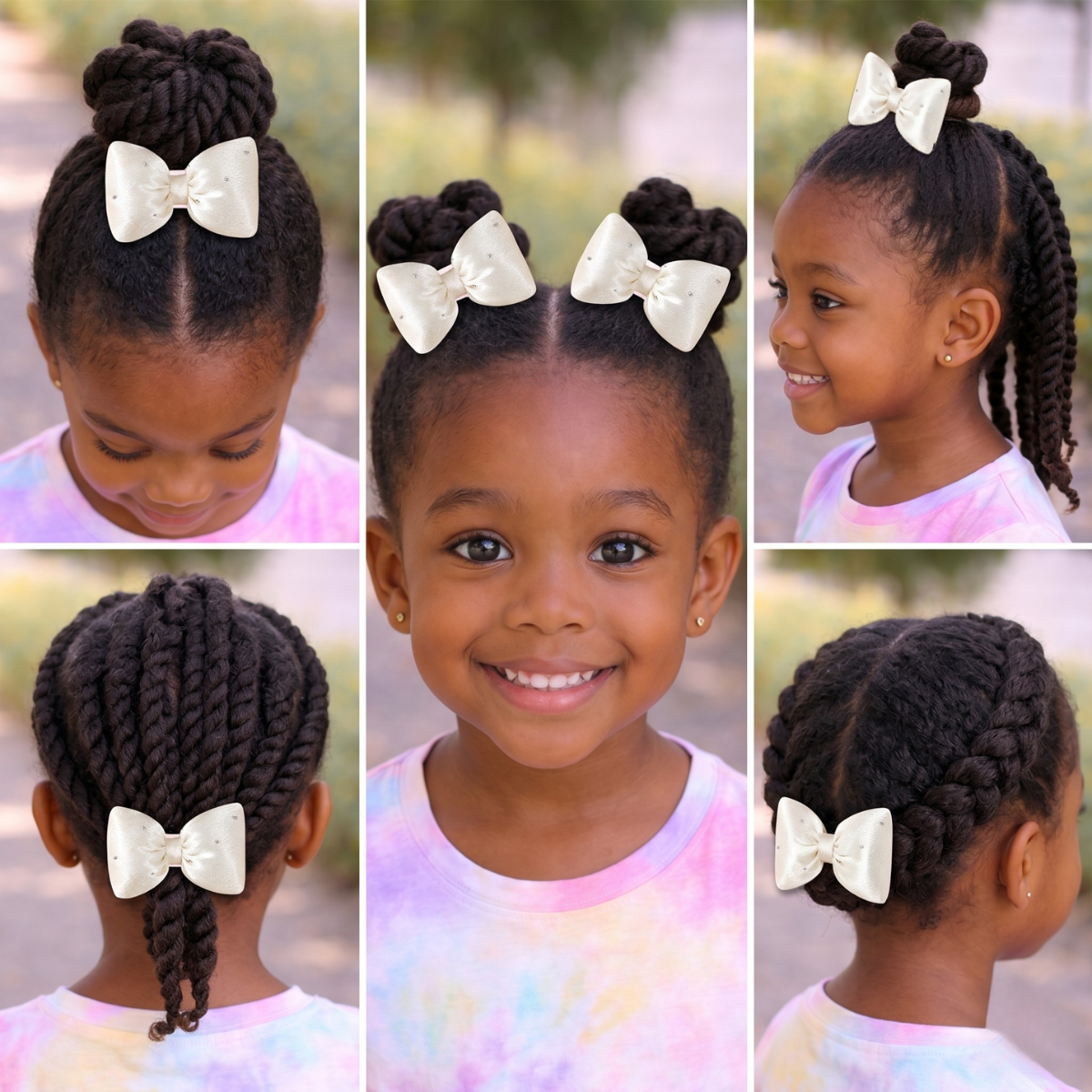 Sparkle Puff Bow Classic - 3 sets